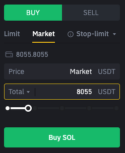 Binance buy